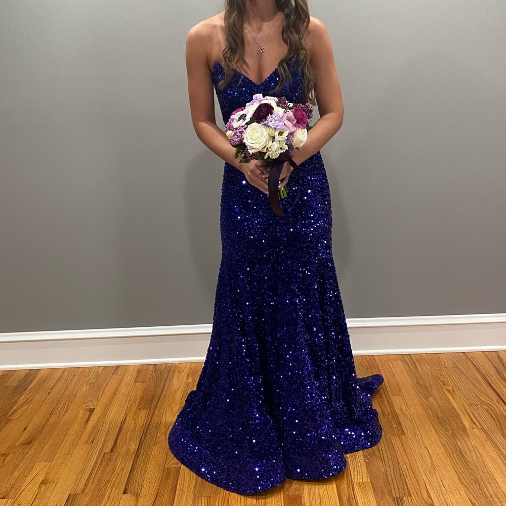 Amelia Couture Strapless Prom Dress